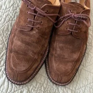 Mezlan Rovigo Brown Suede Lace Up Dress Shoes Men’s Size 8 Made in Spain MEZLAN  main image 3